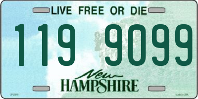 NH license plate 1199099