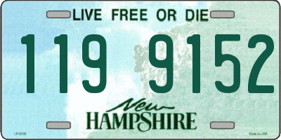 NH license plate 1199152