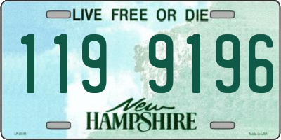 NH license plate 1199196