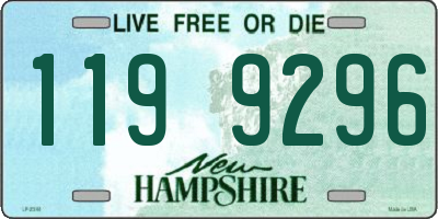 NH license plate 1199296