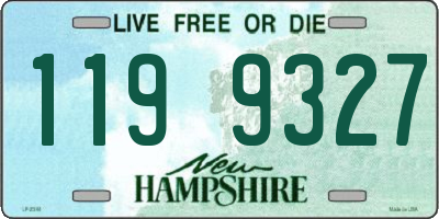 NH license plate 1199327