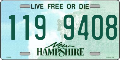 NH license plate 1199408