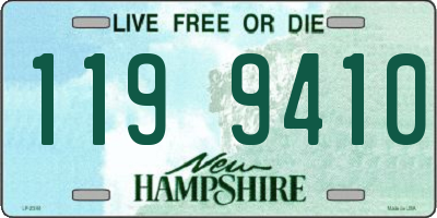 NH license plate 1199410
