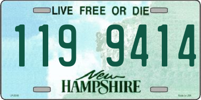 NH license plate 1199414