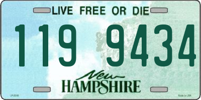 NH license plate 1199434
