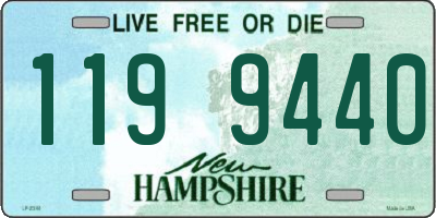 NH license plate 1199440