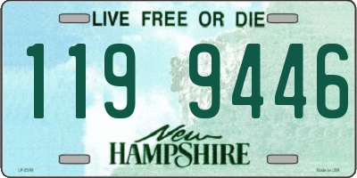 NH license plate 1199446