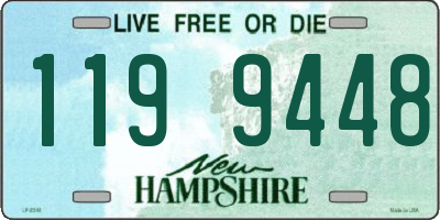 NH license plate 1199448