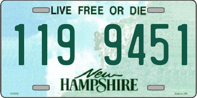 NH license plate 1199451