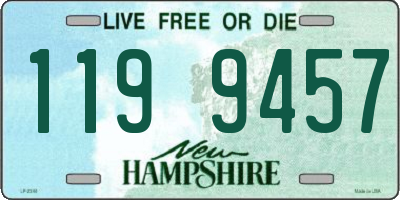 NH license plate 1199457