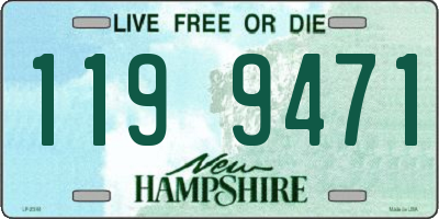 NH license plate 1199471