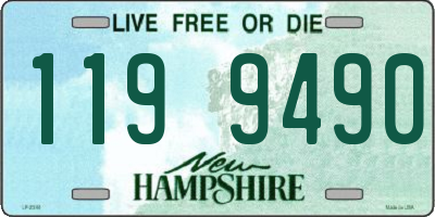 NH license plate 1199490