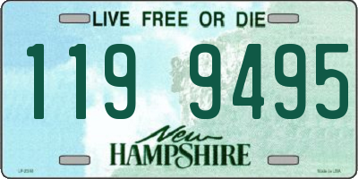NH license plate 1199495
