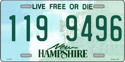 NH license plate 1199496