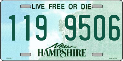 NH license plate 1199506