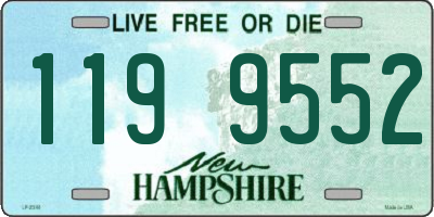 NH license plate 1199552