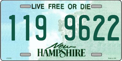 NH license plate 1199622