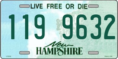 NH license plate 1199632