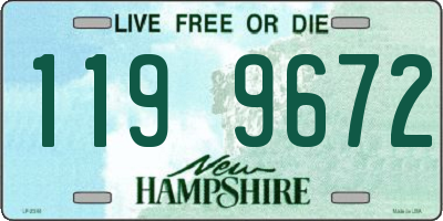 NH license plate 1199672