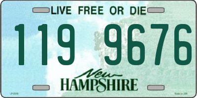 NH license plate 1199676