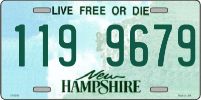 NH license plate 1199679