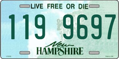 NH license plate 1199697