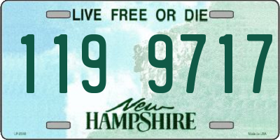NH license plate 1199717