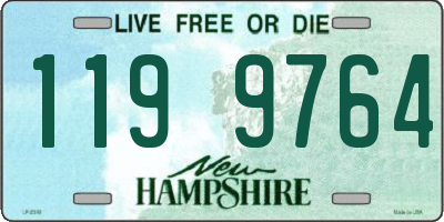 NH license plate 1199764