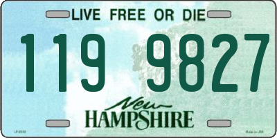 NH license plate 1199827