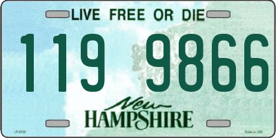 NH license plate 1199866