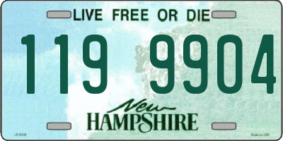 NH license plate 1199904