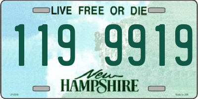 NH license plate 1199919