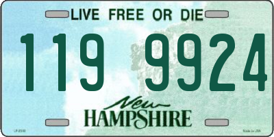 NH license plate 1199924