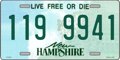 NH license plate 1199941