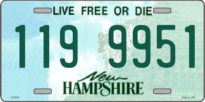 NH license plate 1199951