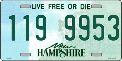 NH license plate 1199953