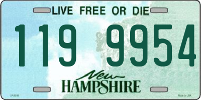 NH license plate 1199954