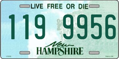 NH license plate 1199956