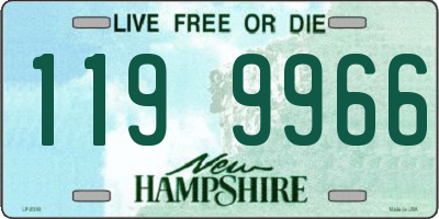 NH license plate 1199966