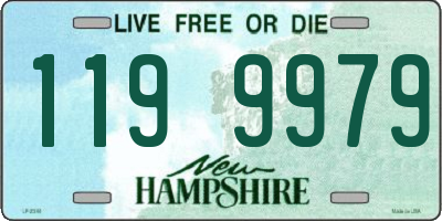 NH license plate 1199979