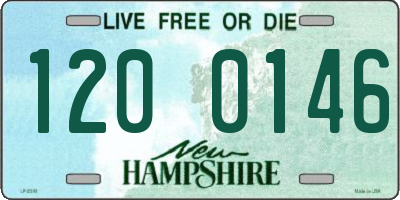 NH license plate 1200146