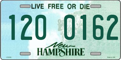 NH license plate 1200162