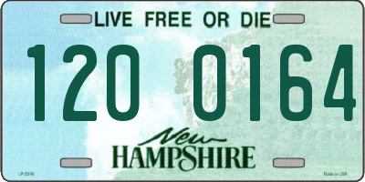 NH license plate 1200164