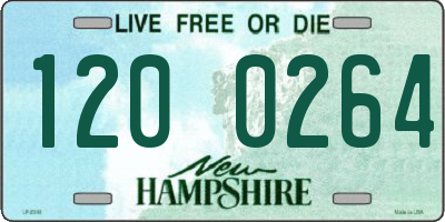 NH license plate 1200264