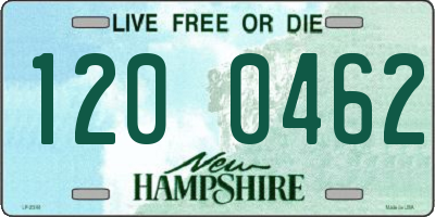 NH license plate 1200462