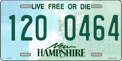 NH license plate 1200464