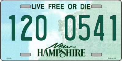 NH license plate 1200541