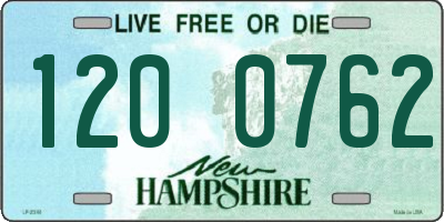 NH license plate 1200762