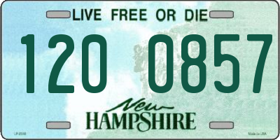 NH license plate 1200857