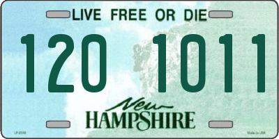 NH license plate 1201011